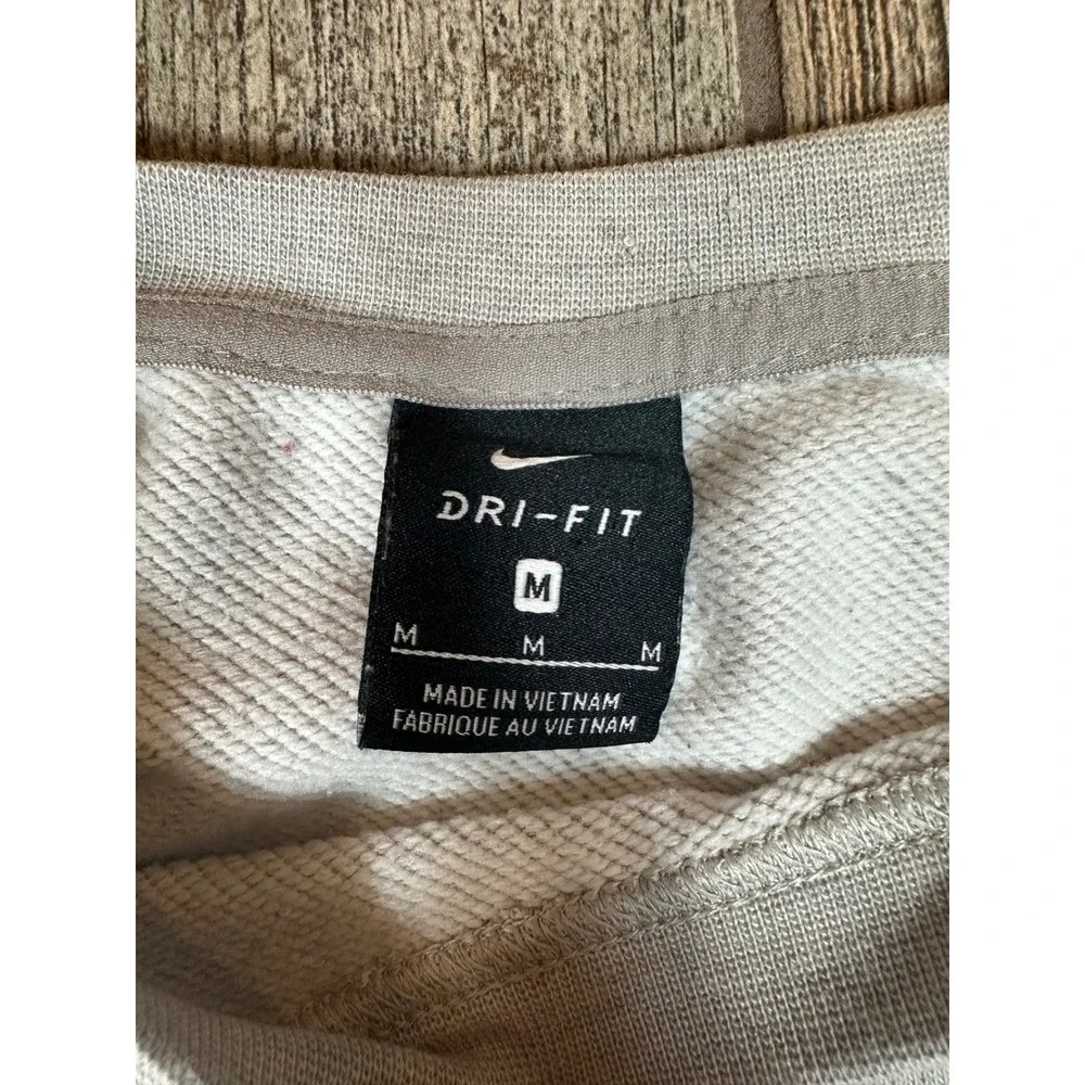 Nike‎ Dri-FIT Crewneck Sweatshirt Women's Medium Long Sleeve Pullover Gray Top